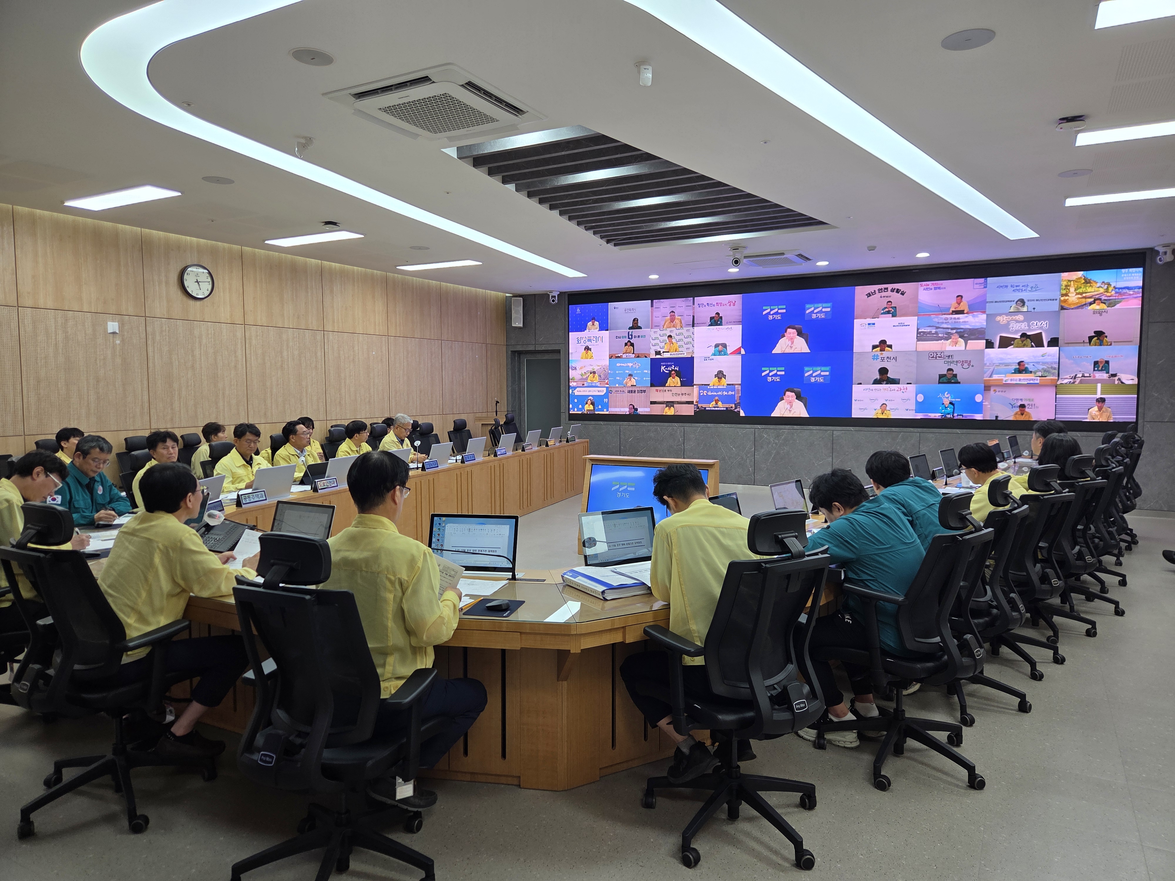 경기도, 예상강수량 증가로 오후 8시 재난안전대책본부 비상 2단계로 격상