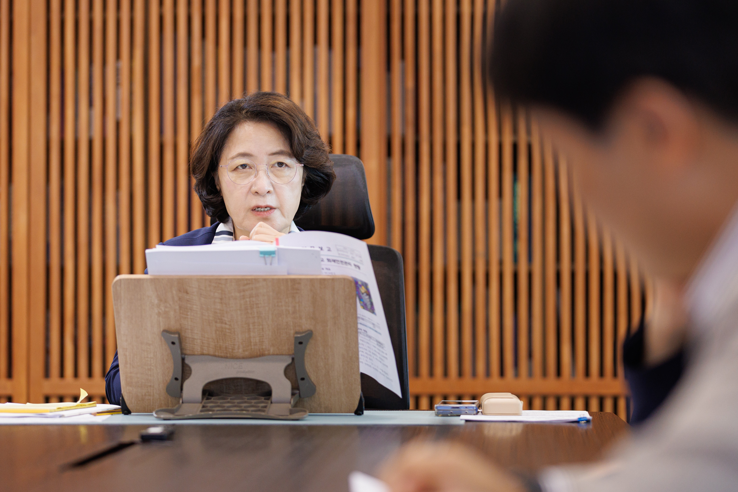 추미애 지사, 인천 물류센터 화재 계기 긴급 대책회의 주재